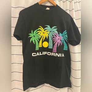 Vintage California Neon Graphic T-Shirt
